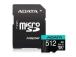 MEMORY MICRO SDXC 512GB W/AD./AUSDX512GUI3V30SA2-RA1 ADATA