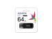 MEMORY DRIVE FLASH USB2 64GB/BLACK AUV240-64G-RBK ADATA