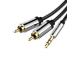 CABLE AUDIO 3.5MM TO 2XRCA/1.5M BCFBG VENTION