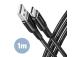 CABLE USB-C TO USB2.0 1M/BLACK BUCM-AM10AB AXAGON
