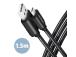 CABLE USB2.0 TO MICRO-USB 1.5M/HQ BLK BUMM-AM15AB AXAGON