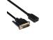 CABLE DVI-D TO HDMI 2M/M/F CAC-1211 CLUB3D