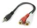 CABLE AUDIO 3.5MM TO 2RCA/SOCKET CCA-406 GEMBIRD