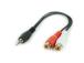 CABLE AUDIO 3.5MM TO 2RCA/SOCKET CCA-406 GEMBIRD