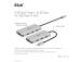 I/O HUB USB-C TO USB 4PORT/M/F CSV-1547 CLUB3D