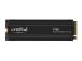 SSD CRUCIAL T700 1TB M.2 PCIe Gen5 NVMe TLC Write speed 9500 MBytes/sec Read speed 11700 MBytes...
