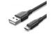 CABLE USB2.0 TO MICRO-B/0.5M BLACK CTIBD VENTION