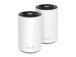 Wireless Router TP-LINK Wireless Access Point / Router 2-pack 5400 Mbps Mesh Wi-Fi 6e 2x10/100...