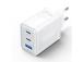 MOBILE CHARGER WALL 65W USB/3P WHITE FERW0-EU VENTION