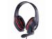 HEADSET GAMING/RED/BLACK GHS-05-R GEMBIRD