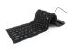 KEYBOARD FLEXIBLE USB ENG/BLACK KB-109F-B GEMBIRD