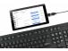 KEYBOARD FLEXIBLE USB ENG/BLACK KB-109F-B GEMBIRD