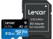 MEMORY MICRO SDXC 512GB UHS-I/W/ADAPTER LSDMI512BB633A LEXAR