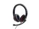 HEADSET STEREO BLACK/MHS-03-BKRD GEMBIRD