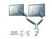 MONITOR ACC DESK MOUNT 10-32"/NM-D750DSILVER NEOMOUNTS