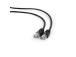 PATCH CABLE CAT5E UTP 3M/BLACK PP12-3M/BK GEMBIRD