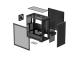 Case DEEPCOOL CH510 MiniTower Case product features Transparent panel Not included Colour Black R...