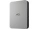 External HDD LACIE Mobile Drive Secure STLR2000400 2TB USB-C USB 3.2 Colour Space Gray STLR2000400
