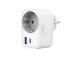 CHARGER USB UNIVERSAL 20W WHT/2P AC TA-ACPDQC20-01-W GEMBIRD