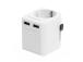 POWER ADAPTER EU TO UNIV. 12W/WHT TPA-EU2A12-01-W GEMBIRD