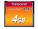 MEMORY COMPACT FLASH 4GB/SLC TS4GCF133 TRANSCEND