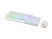 KEYBOARD +MOUSE/VIGOR GK30 COMBO WHITE US MSI