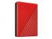 External HDD WESTERN DIGITAL My Passport 6TB USB 2.0 USB 3.2 Red WDBR9S0060BRD-WESN