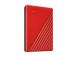 External HDD WESTERN DIGITAL My Passport 2TB USB 2.0 USB 3.0 USB 3.2 Colour Red WDBYVG0020BRD-WESN