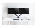 TECHLY Double Monitor Desk Stand 17-32in