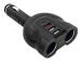 QOLTEC Car Charger 12-24V 52W 5V 2.4A