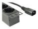 GEMBIRD PDU 8x Schuko 1U 10A 3m C14 Plug