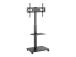 GEMBIRD TV floor stand with caster wheel