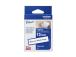 BROTHER TZEFA3 Textilband 12mm 3m w/b