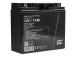 GREEN CELL Battery AGM 12V 17Ah