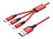 UNITEK C4049RD Unitek Cable 3-in-1, USB-