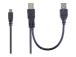 GEMBIRD CCP-USB22-AM5P-3 Gembird Dual US