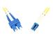 DIGITUS LWL patchcable LC/SC 09/125um 2m