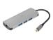 IBOX hub IUH3RJ4K USB3.2 RJ45 HDMI 4K PD