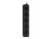 LANBERG Power strip 5x Shuko 3m black