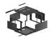 LANBERG Wall mount cabinet 19inch 6U