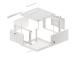 LANBERG Wall mount cabinet 19inch 6U