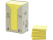 Märkmepaber 76x127mm POST-IT Recycled 655 kollane 6x100 lehte