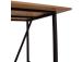 Söögilaud AMSTERDAM 160x90xH75cm, tamm/must