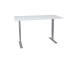 Töölaud ERGO 2-mootoriga 160x80xH60-125cm, hallikasvalge
