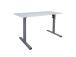 Töölaud ERGO OPTIMAL 1-mootoriga 120x60cm, valge