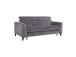 Diivanvoodi FRODE vedrumadratsiga 204x100xH90/108cm, hall