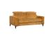Diivanvoodi FRODE vedrumadratsiga 204x100xH90/108cm, kollane