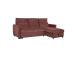 Nurgadiivanvoodi SCALA 244x155/88xH102cm, tumeroosa
