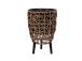 Lillepott WICKER 21x21xH32cm, pruun