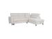 Nurgadiivanvoodi SAMANTHA PN 255x95/205xH82/99cm, valge